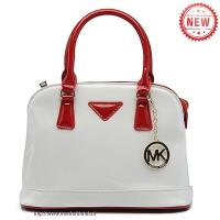 michael kors glad leer medium wit bakken Voor Goedkope 9x2a9113